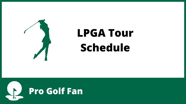lpga tour event schedule