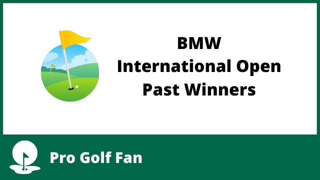 BMW Golf Open Past Winners